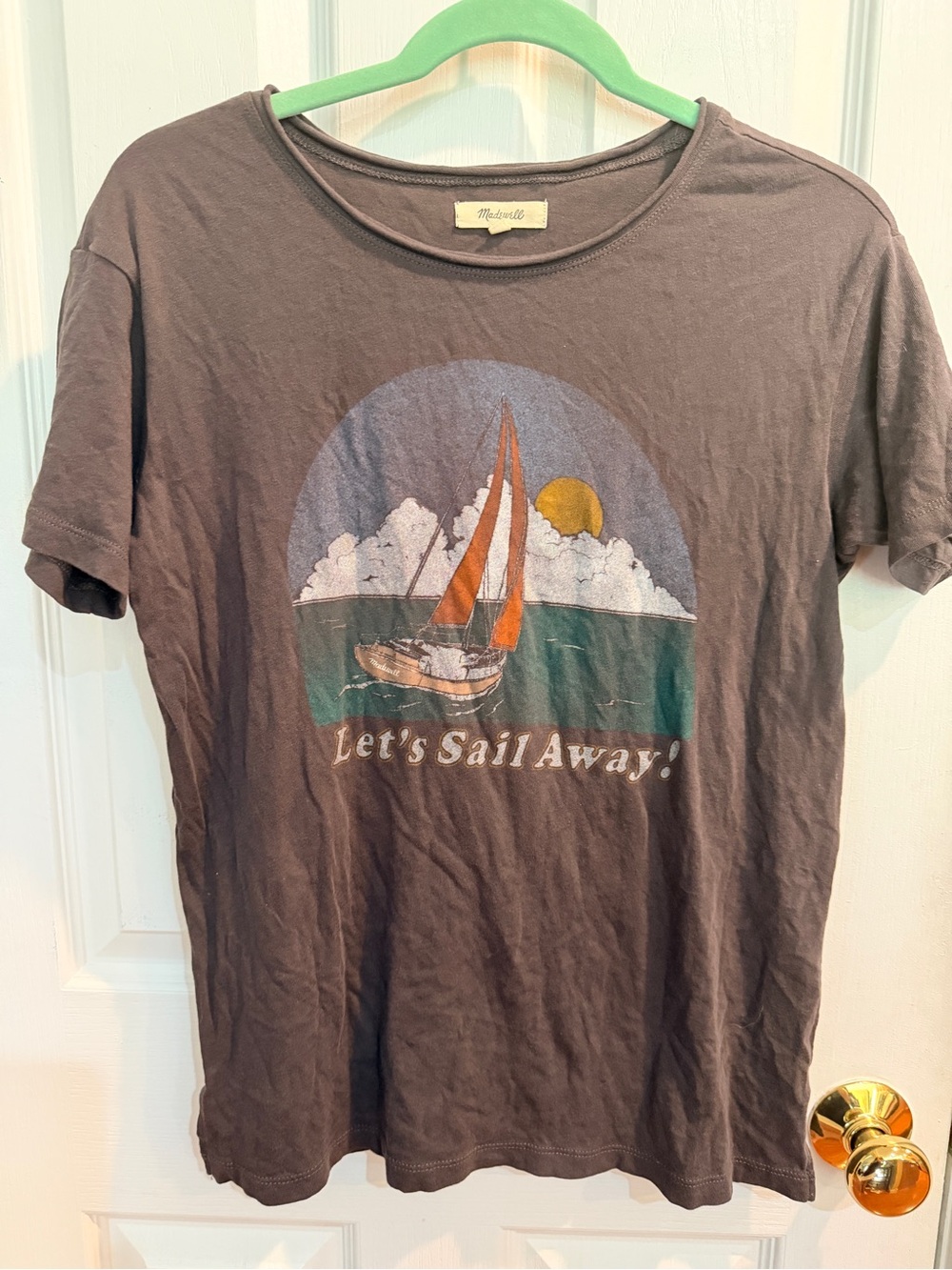 Women’s Madewell Let's Sail Away Graphic Tee Size XXS